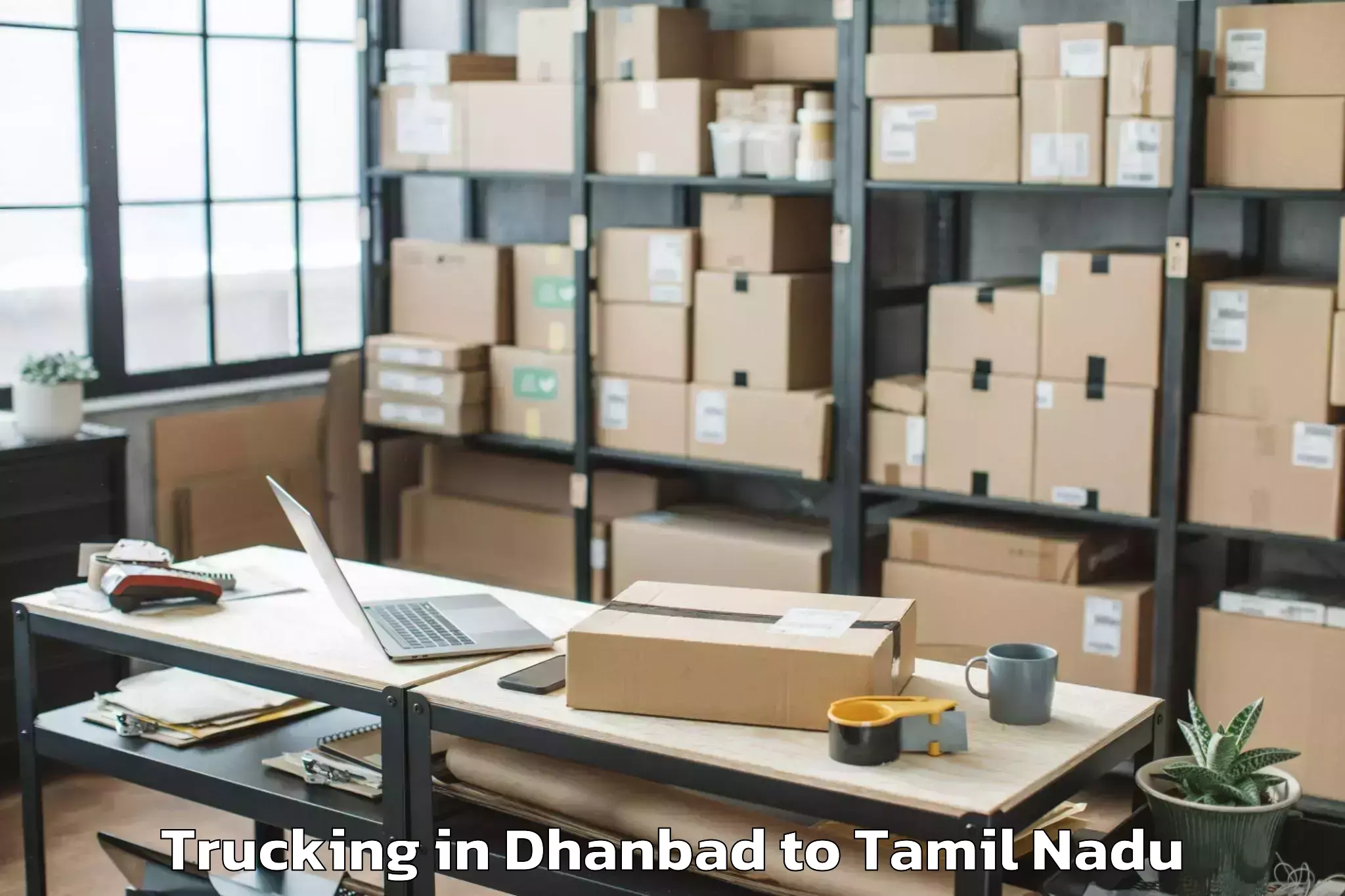 Discover Dhanbad to Vettavalam Trucking